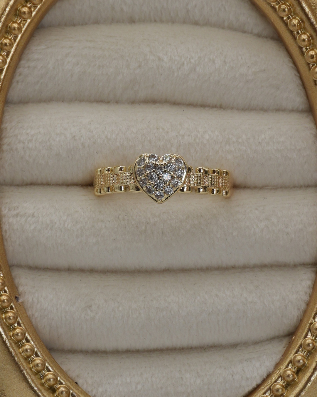 Rolly Heart Ring