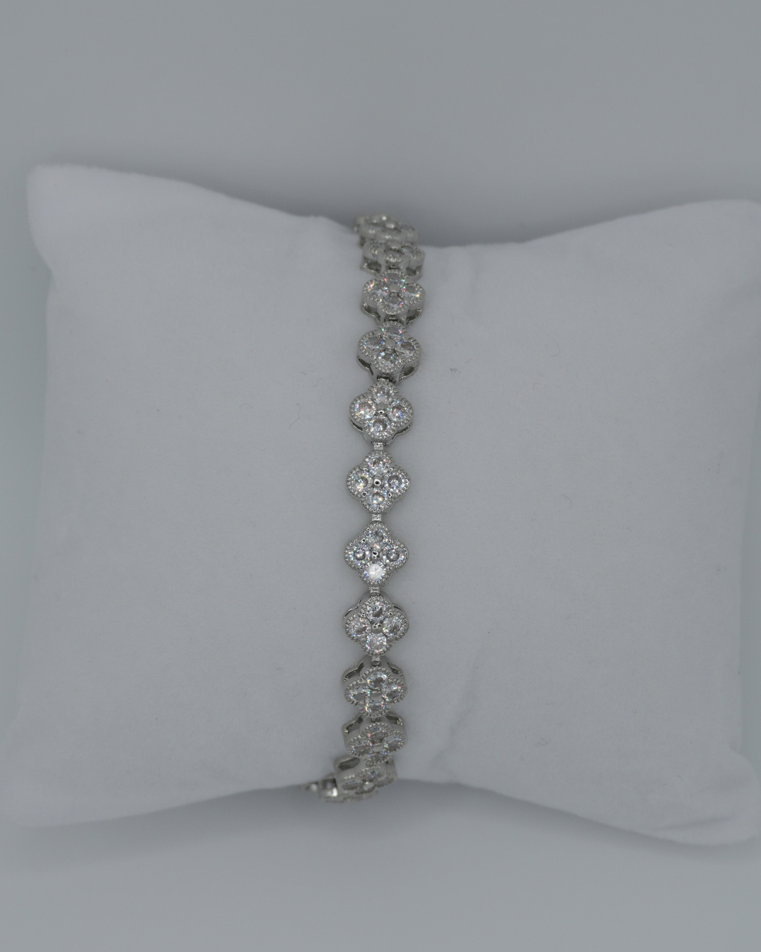 Iced Out Clover Bracelet